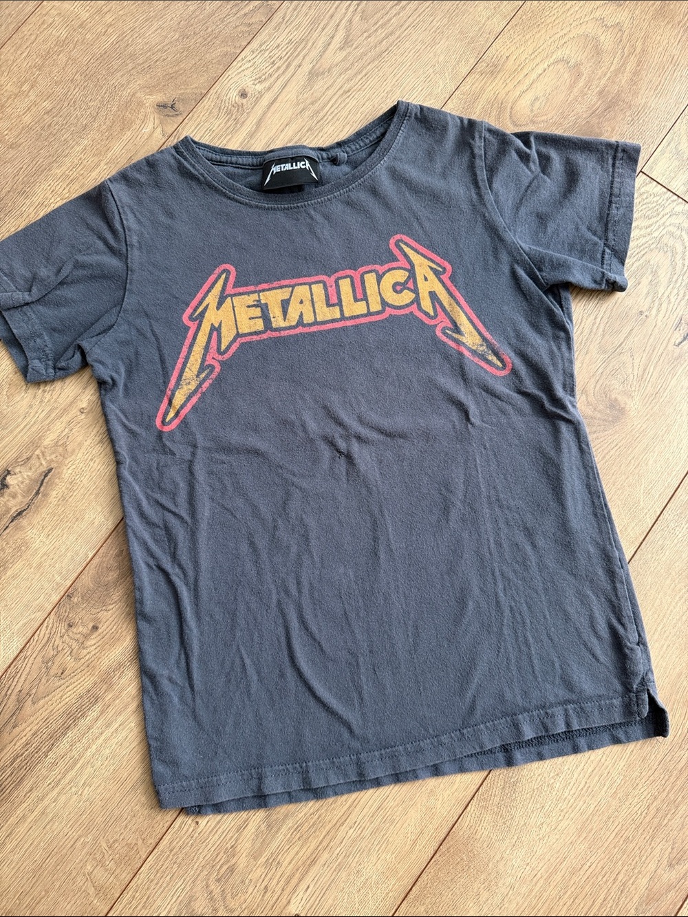 Kids' Dark Gray Metallica shirt 🤘